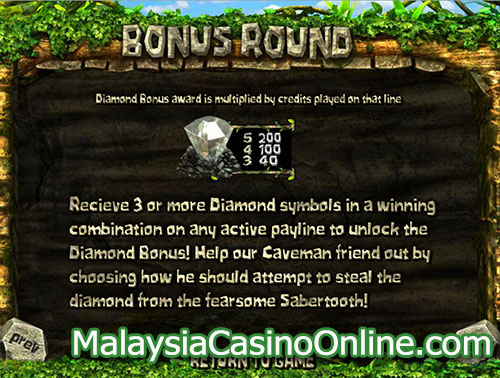 公元前200万年老虎机 (2 Million BC Slot) - Bonus Round