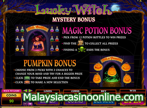 幸运女巫老虎机 (Lucky Witch Slot) - Mystery Bonus