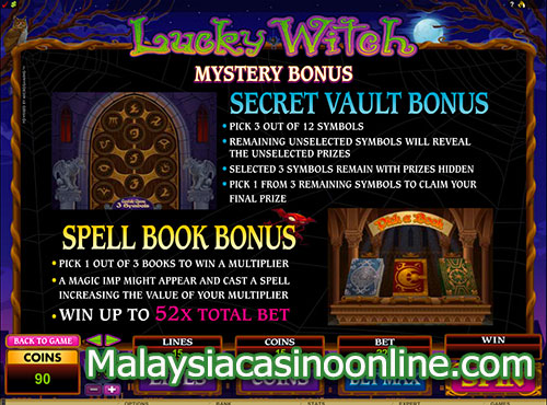 幸运女巫老虎机 (Lucky Witch Video Slot) - Mystery Bonus