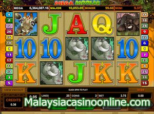 百万钞票老虎机 (Mega Moolah Slot)