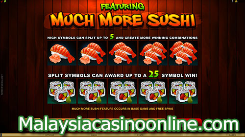 丰富的寿司老虎机 (So Much Sushi Slot) Much More Sushi